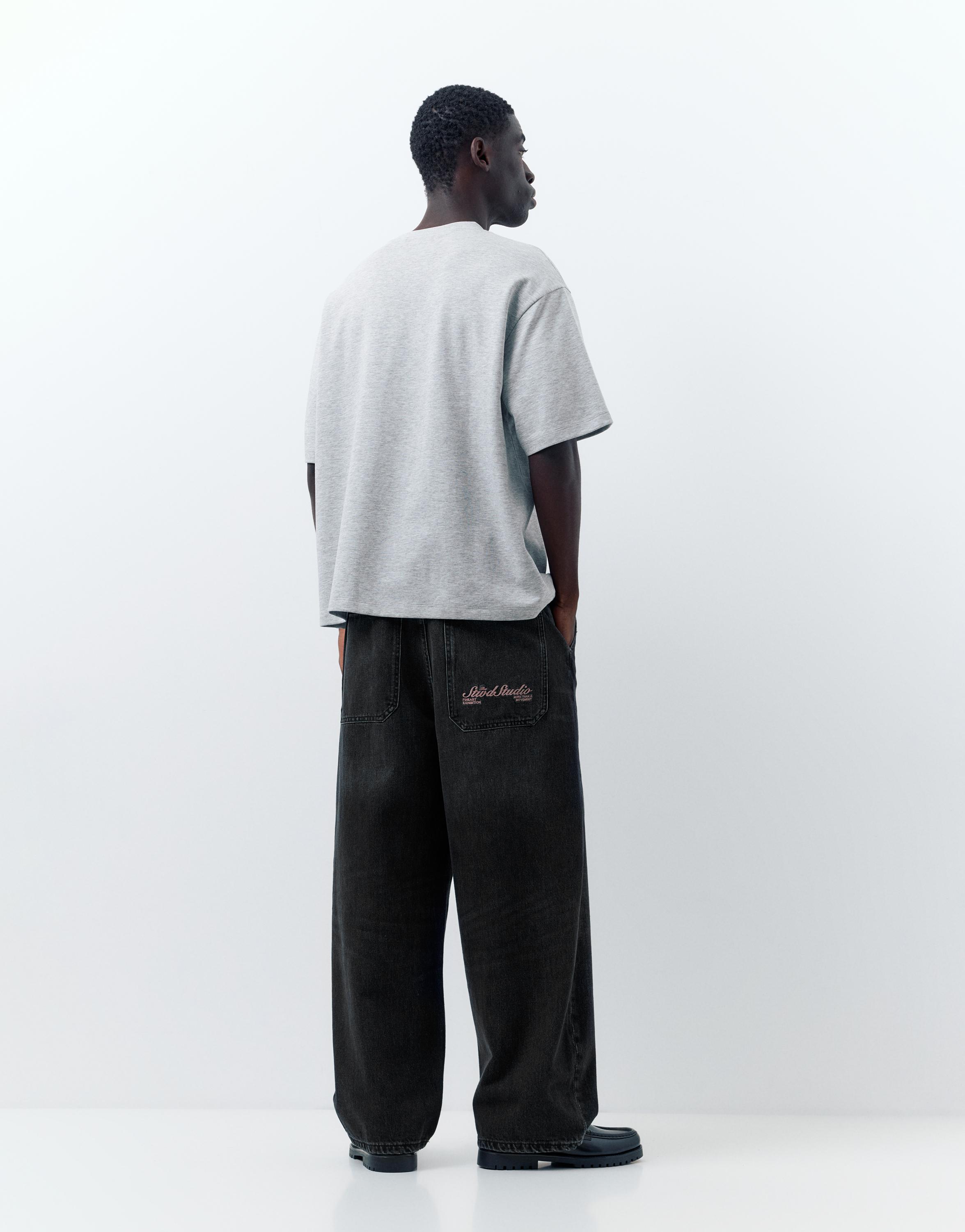 İşlemeli Skater Jean - Görsel 20