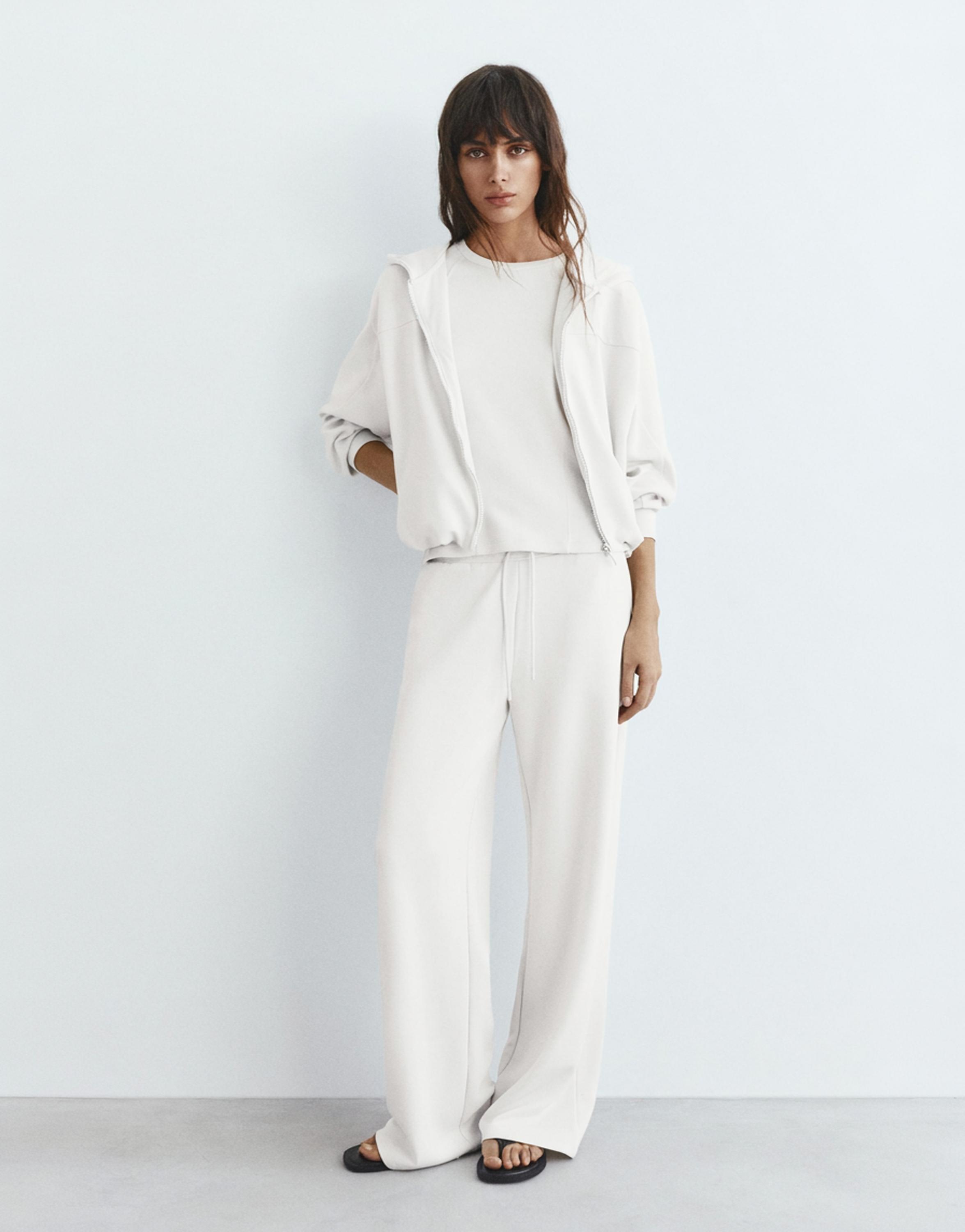 Yumuşak dokulu kapüşonlu sweatshirt - Görsel 22