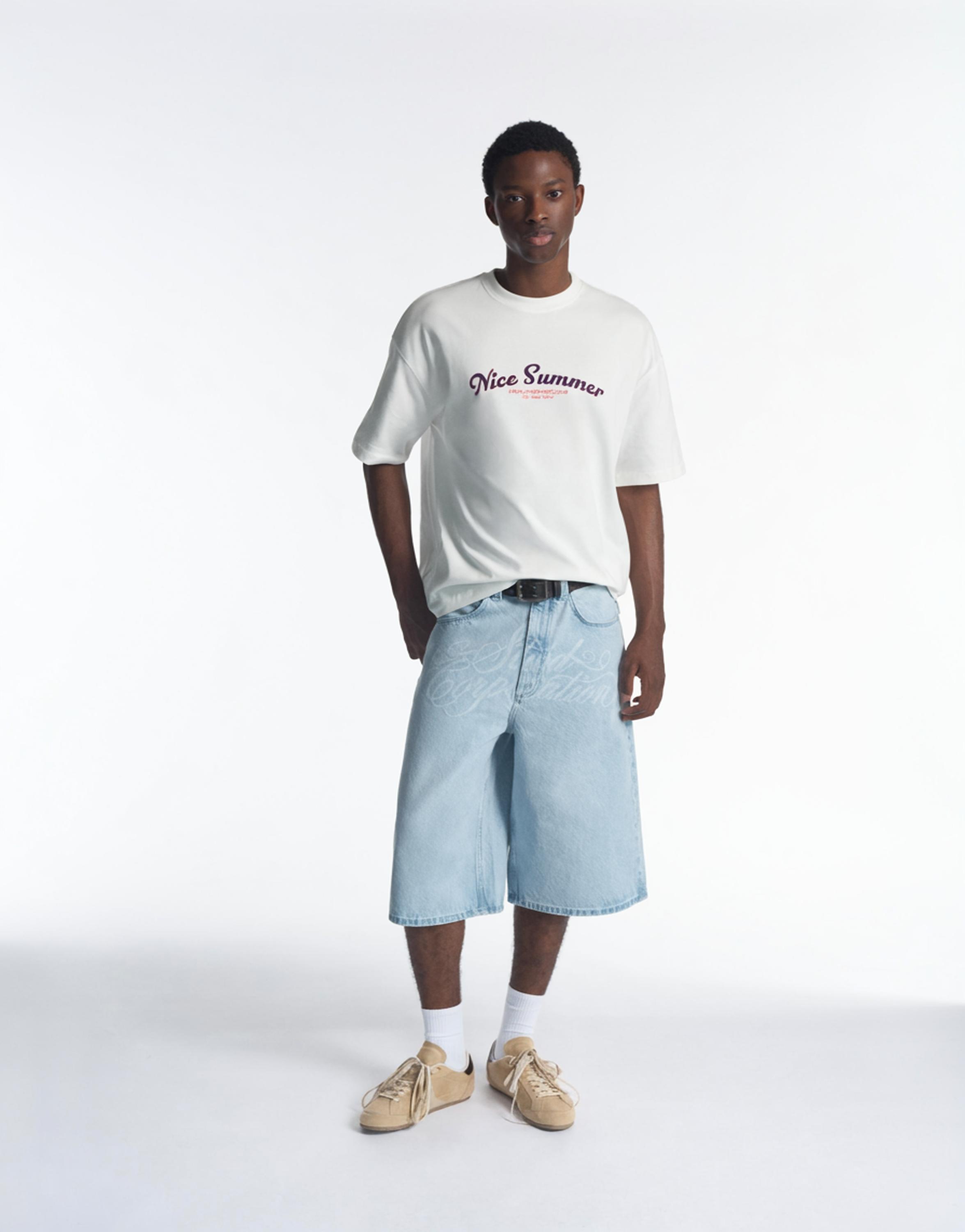 STWD Nice Summer T-shirt — Off white