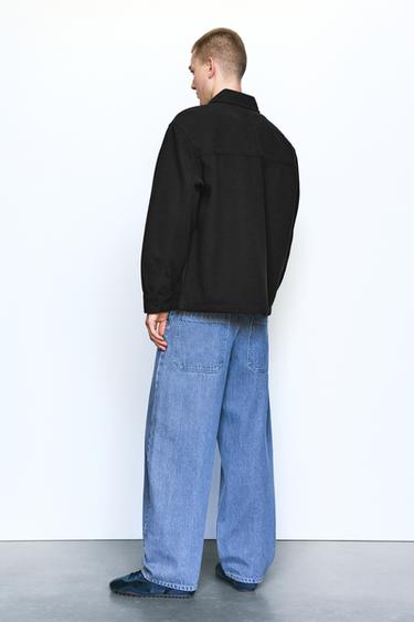 Long sleeve overshirt — Black 3