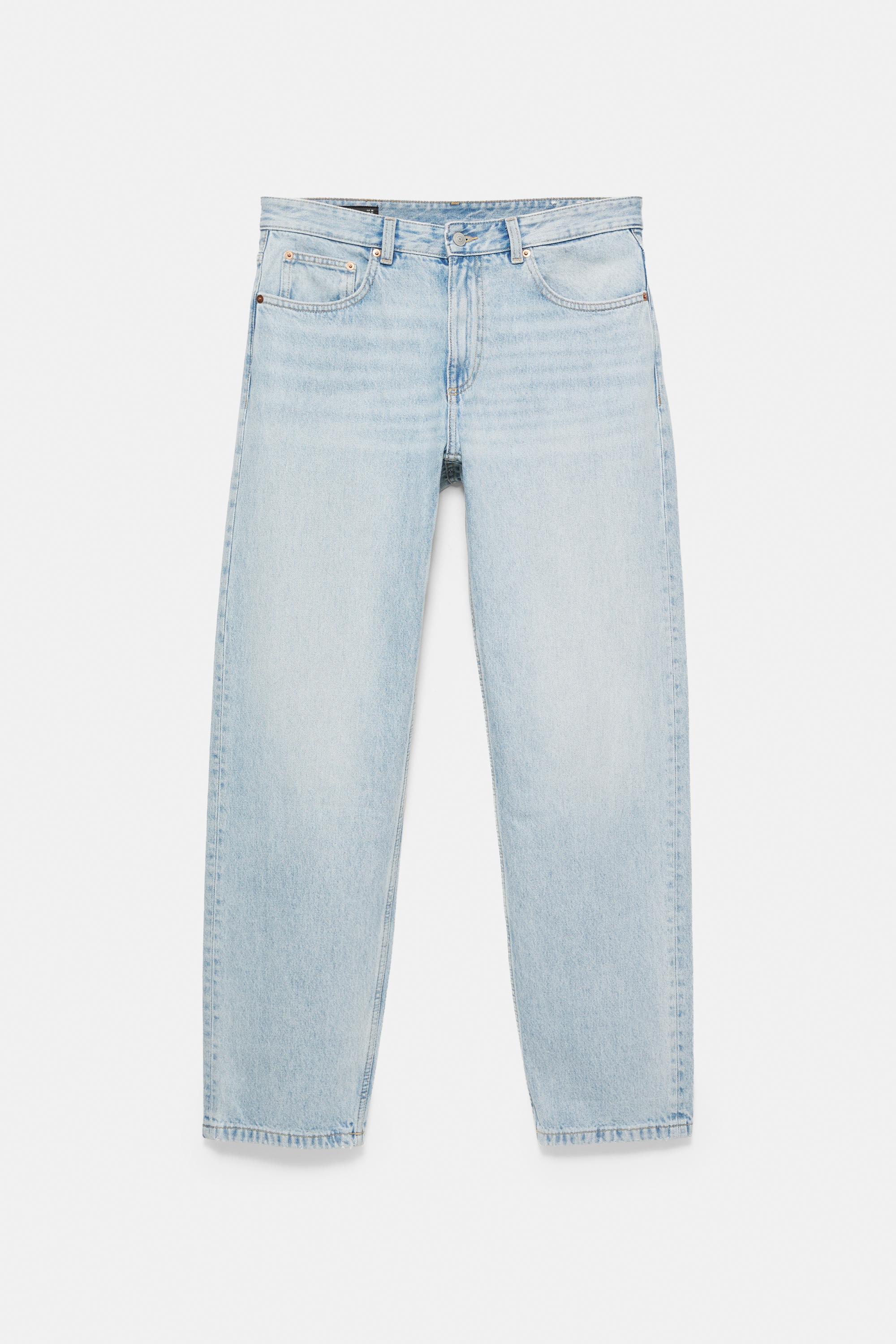 Straight-leg jeans — Pale indigo