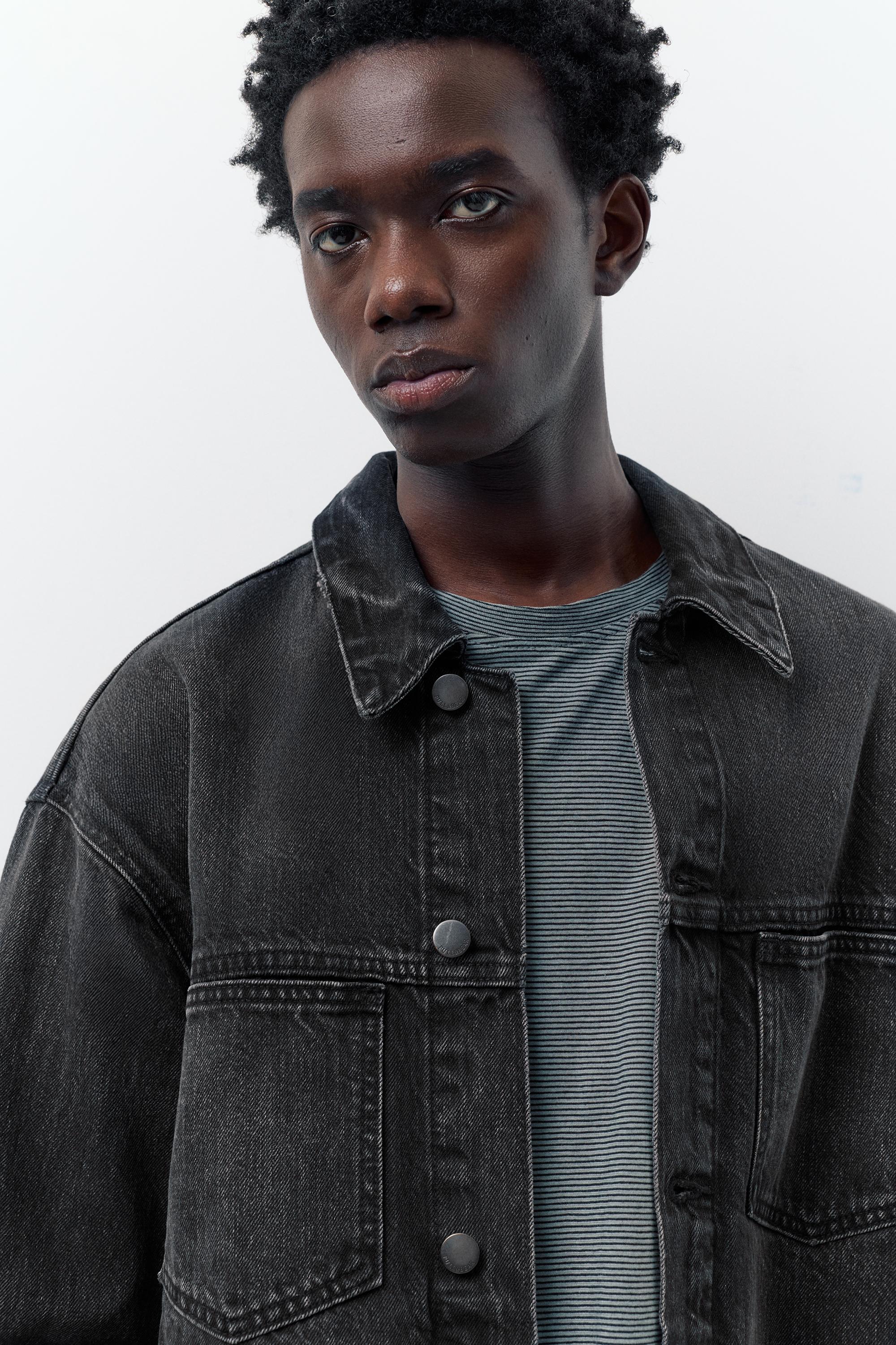 Trucker denim ceket - Görsel 12