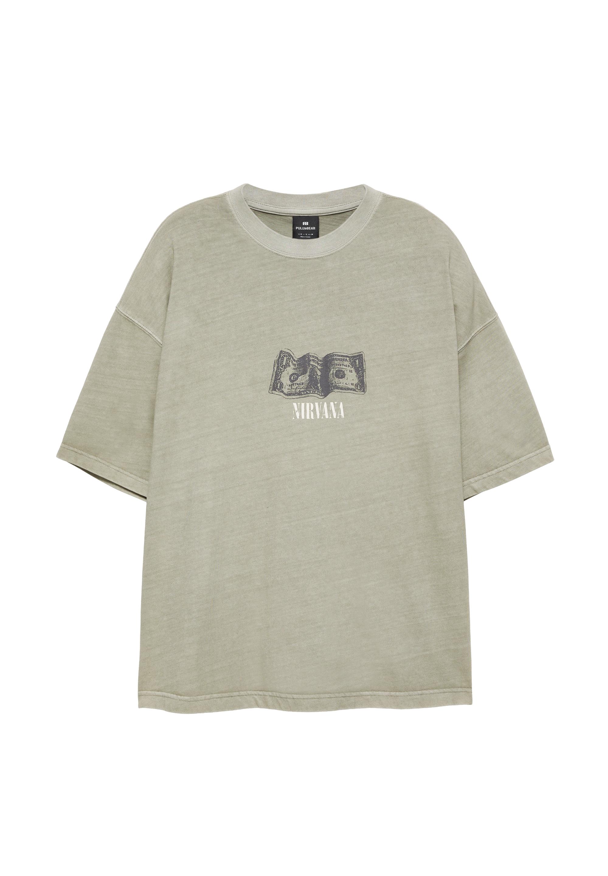 Nirvana T-shirt — Khaki