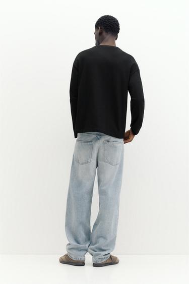 Heavy weight relaxed fit T-shirt — Black 3