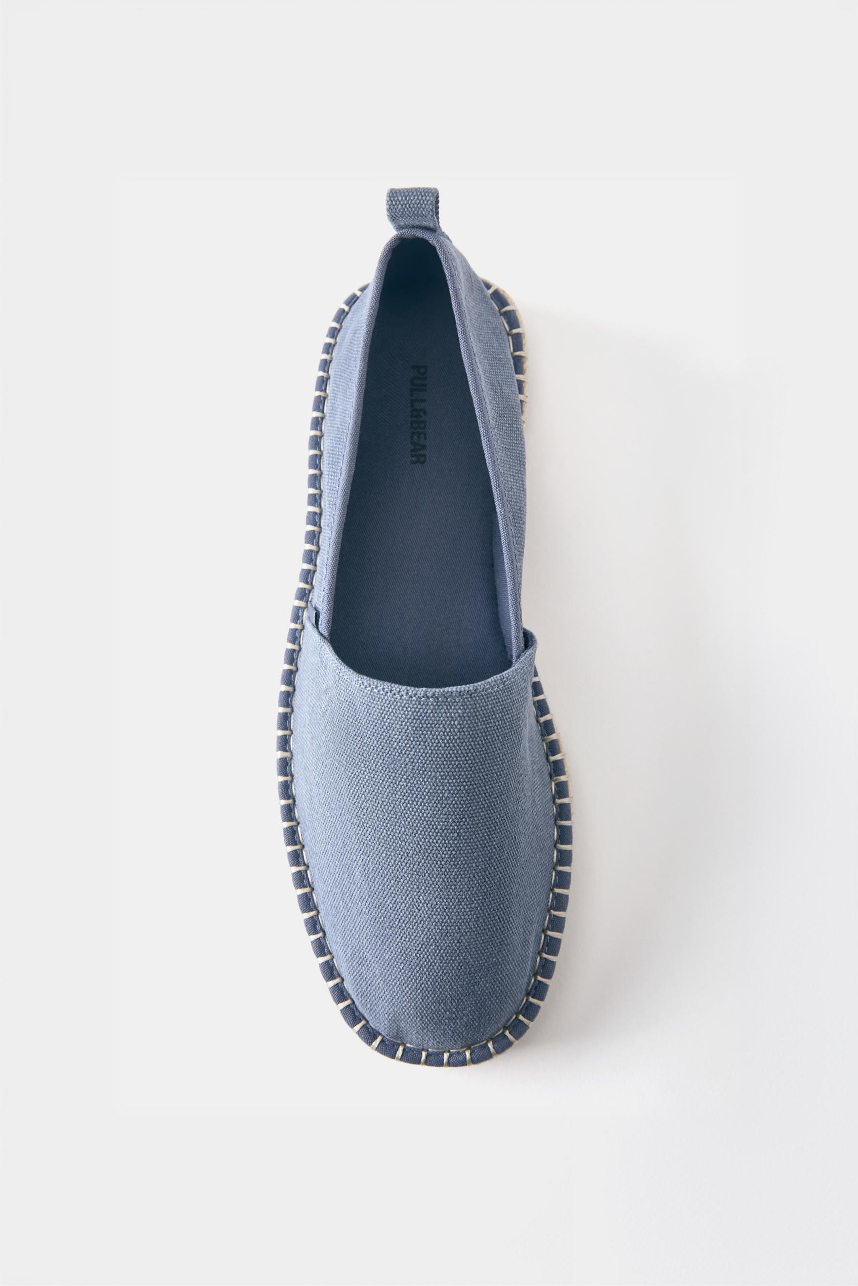 Jute espadrilles — Blue
