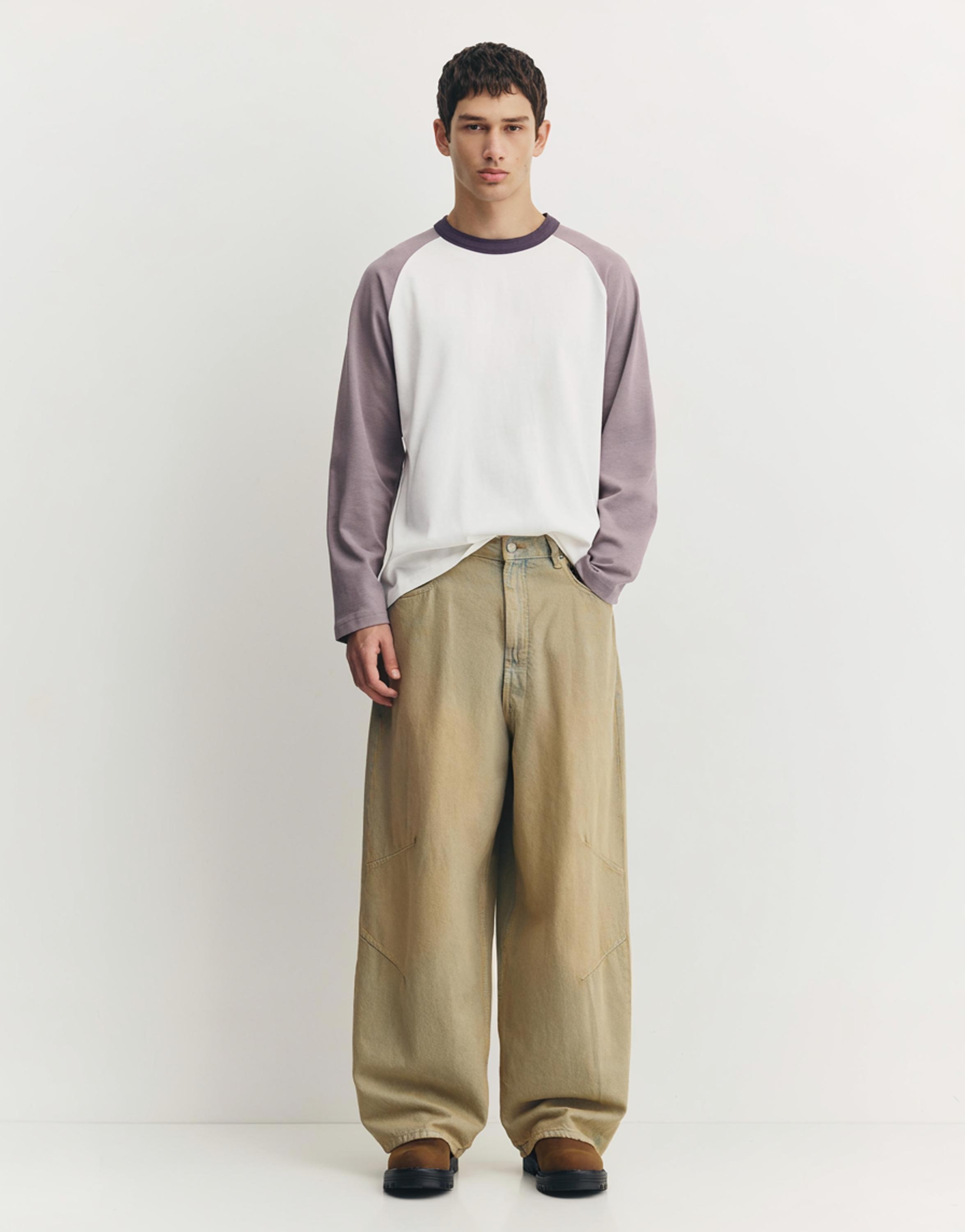 Reglan kol uzun kollu t-shirt - Görsel 30