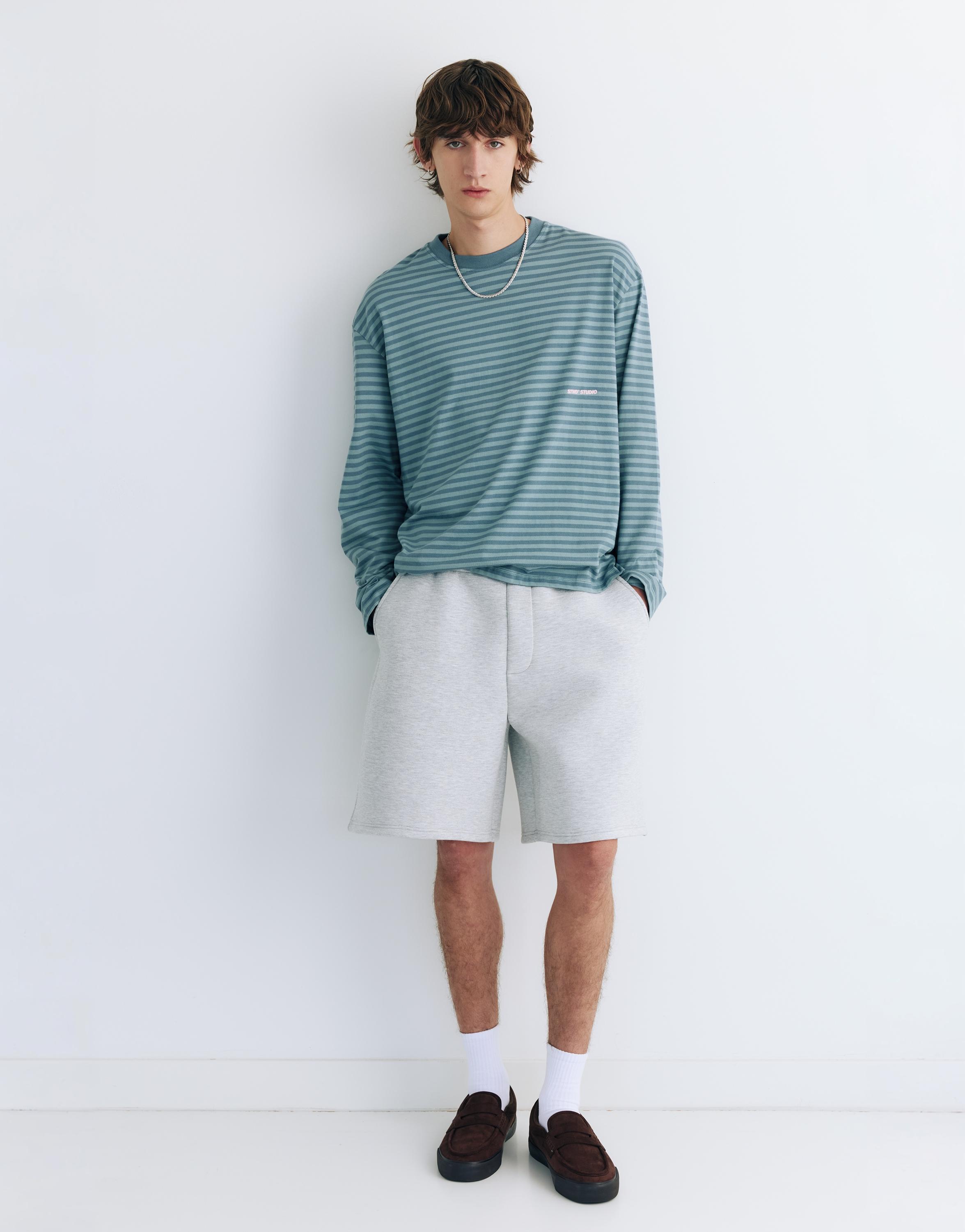 Striped STWD T-shirt — Blue