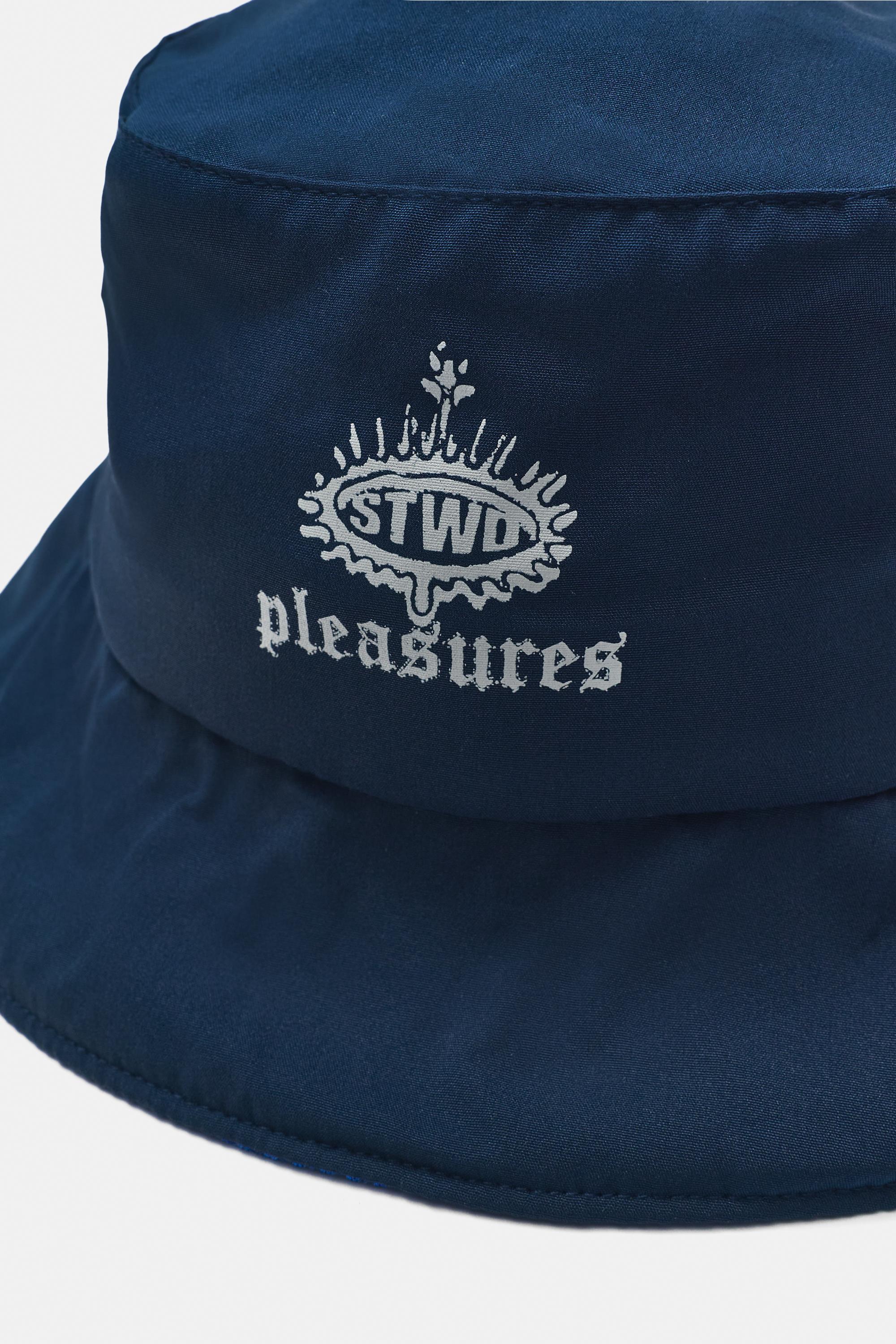 Pleasures x STWD bucket hat — Navy
