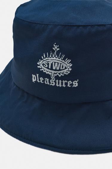 Pleasures x STWD bucket hat — Navy 4