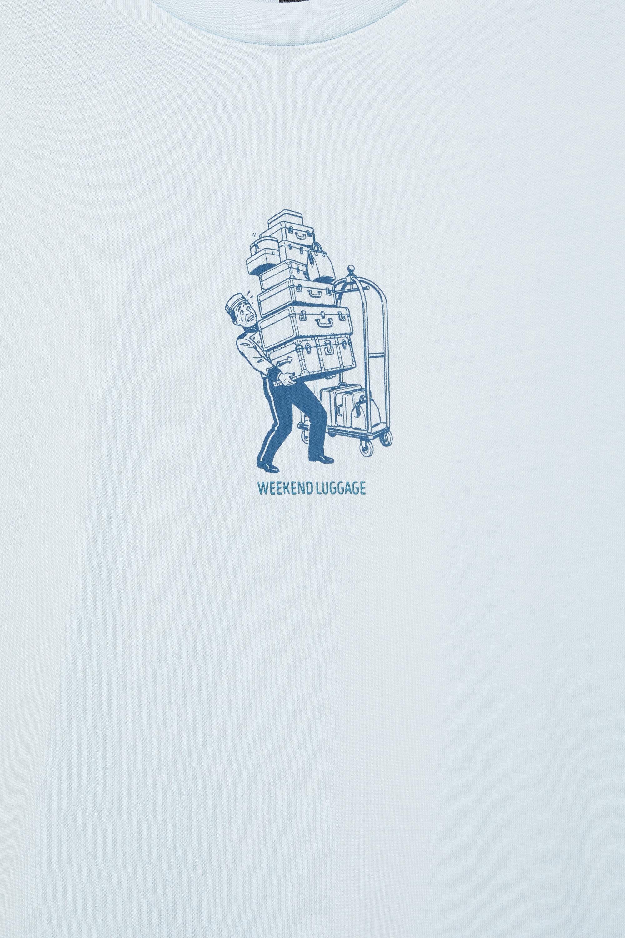 Kutulu grafik t-shirt - Görsel 5