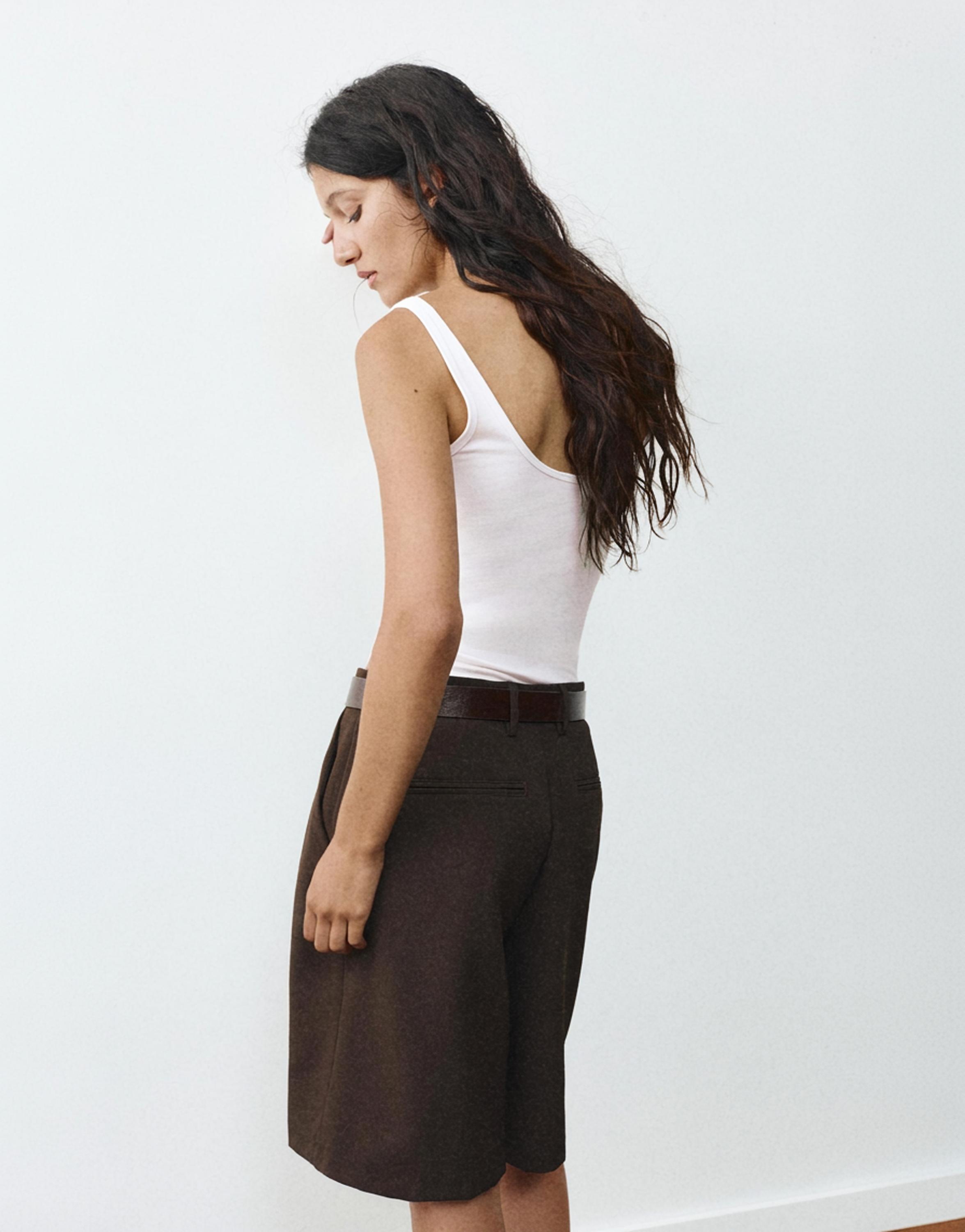 Modal tank top — White