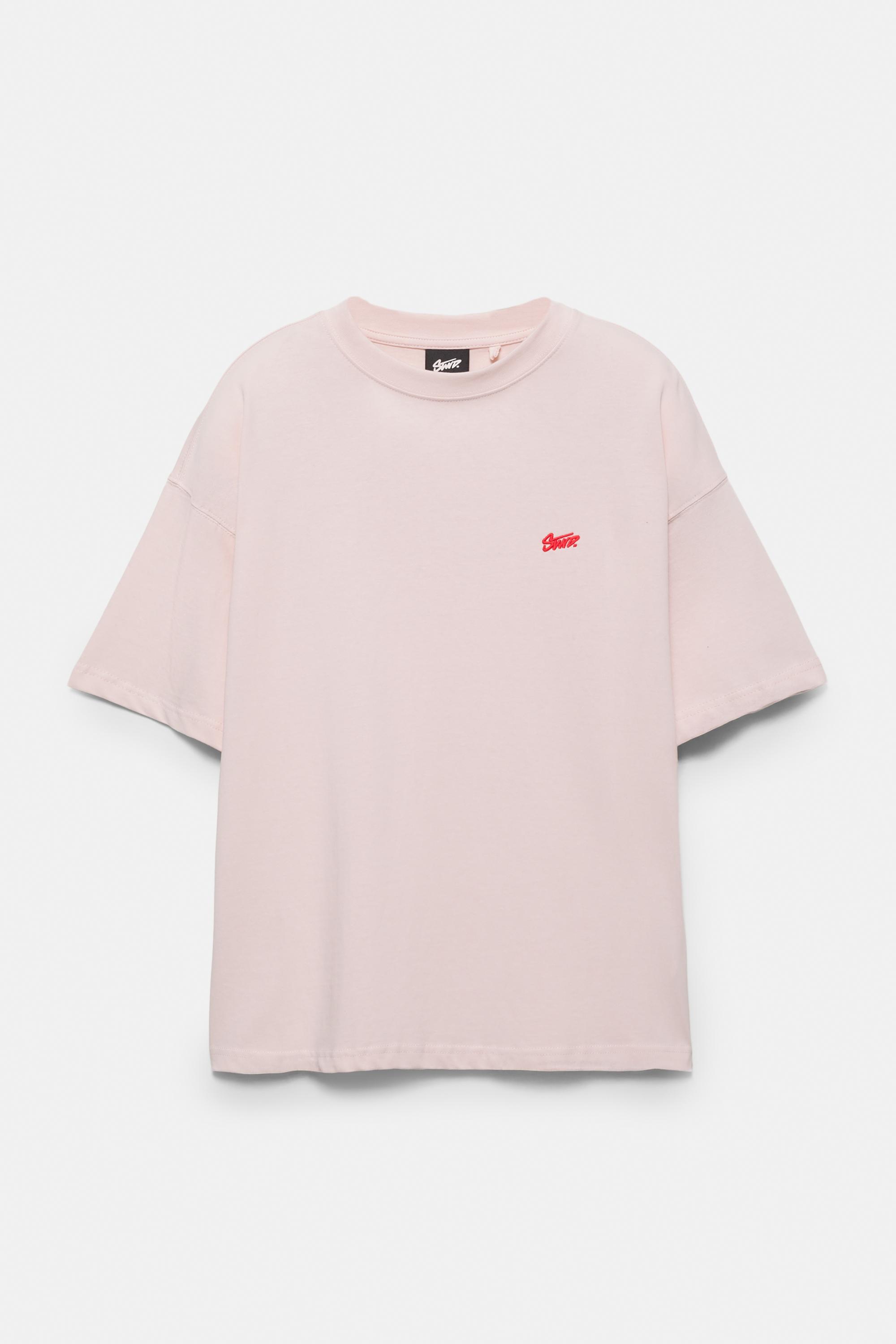 STWD logo boxy T-shirt — Pink