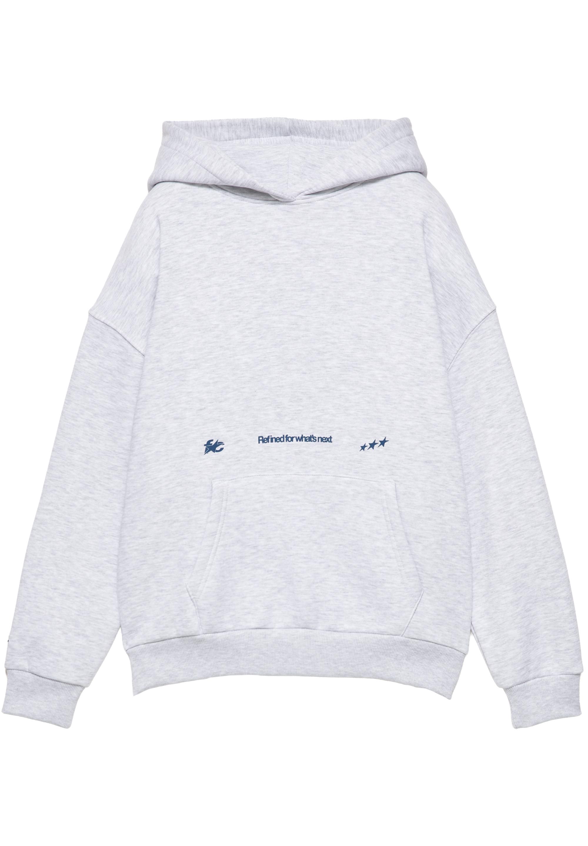 Fresh codes hoodie — Grey marl