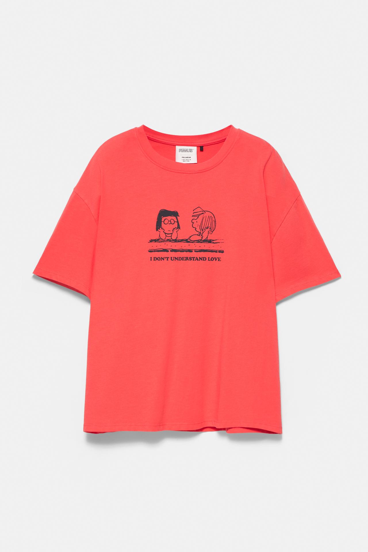 Oversized Snoopy T-shirt — Red
