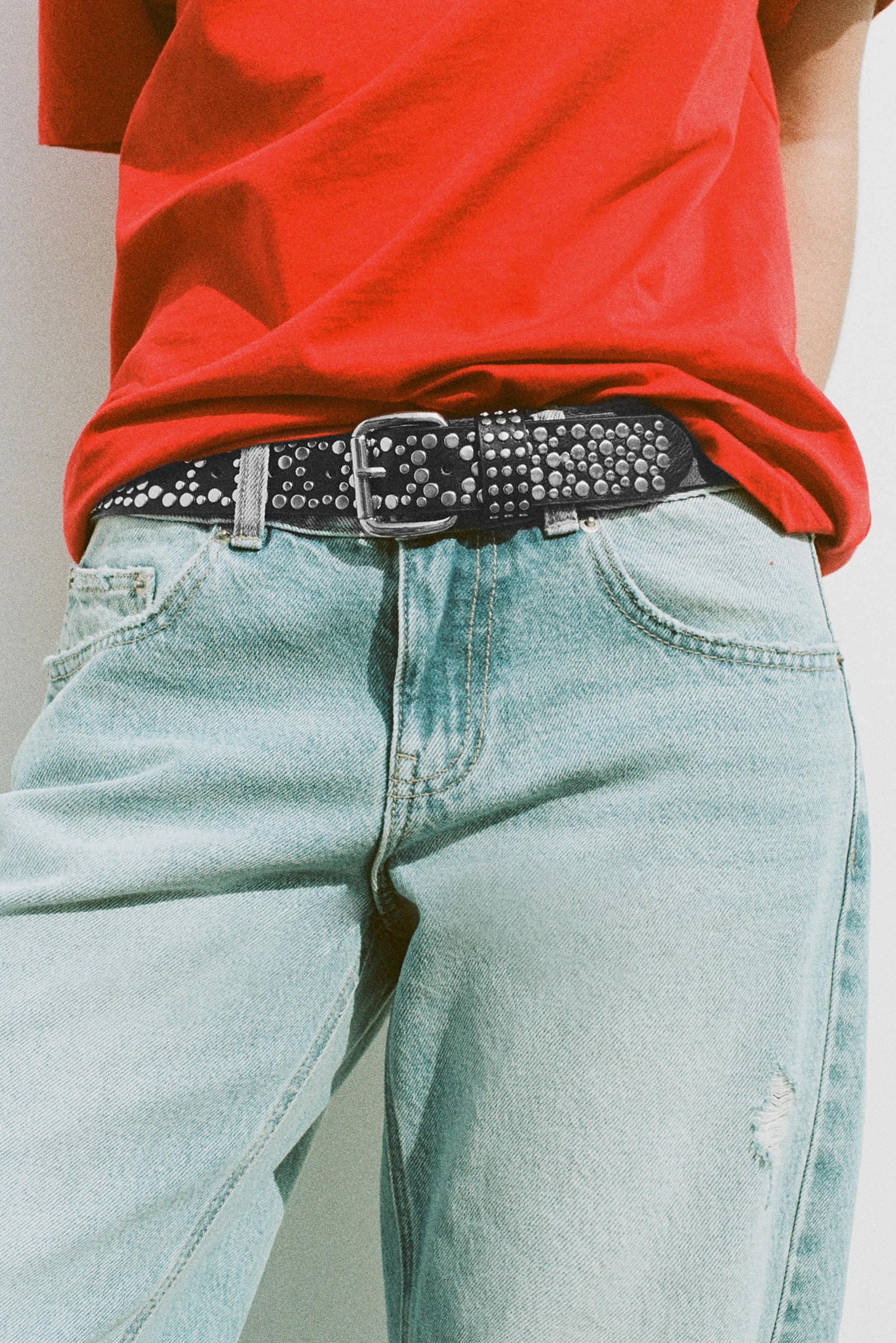 Çıtçıt detaylı suni deri kemer - Görsel 10