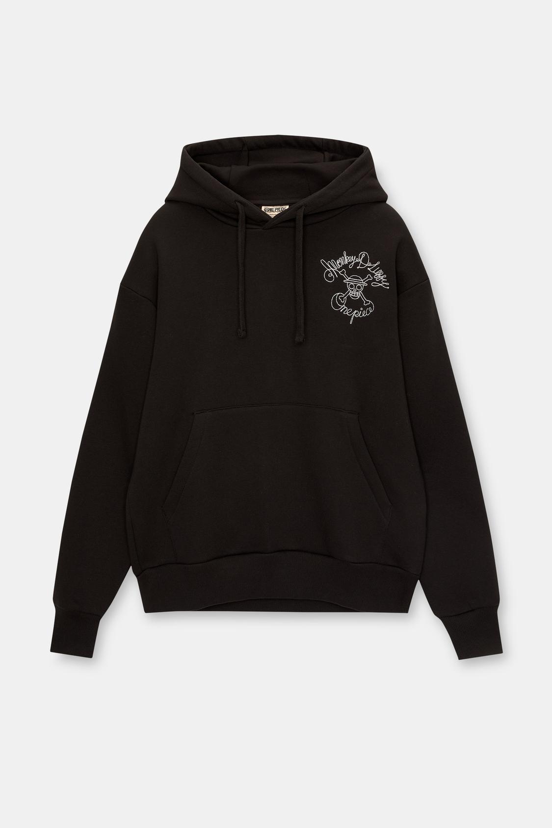 Pull And Bear Hoodie One Piece Pull&bear Zoro One Piece Hoodie - Main Image