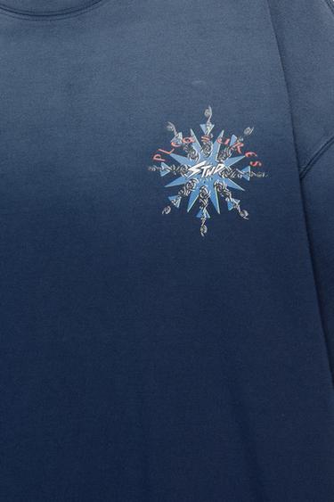 Pleasures x STWD boxy T-shirt — Dark blue 9