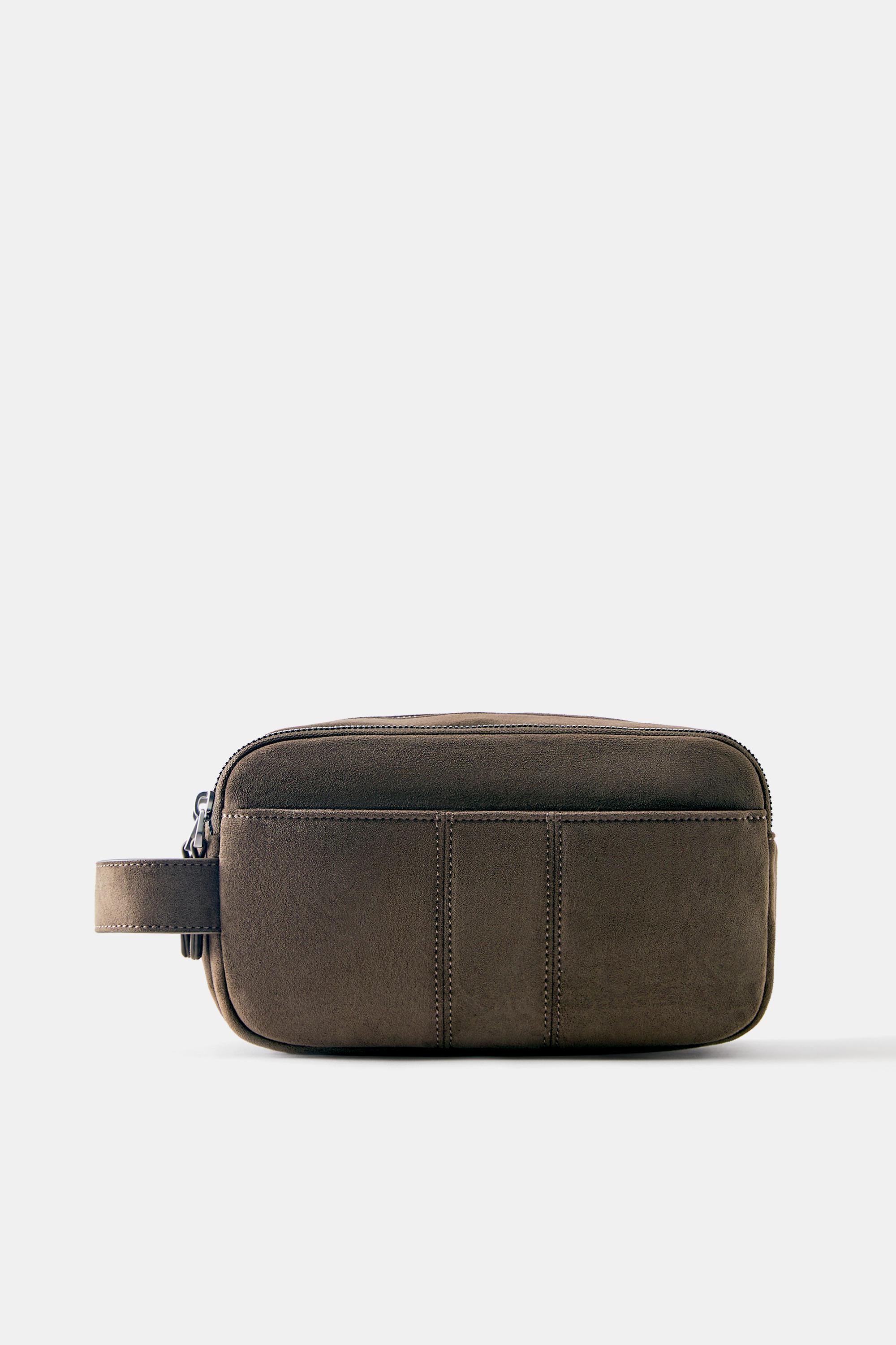 Pocket toiletry bag — Taupe