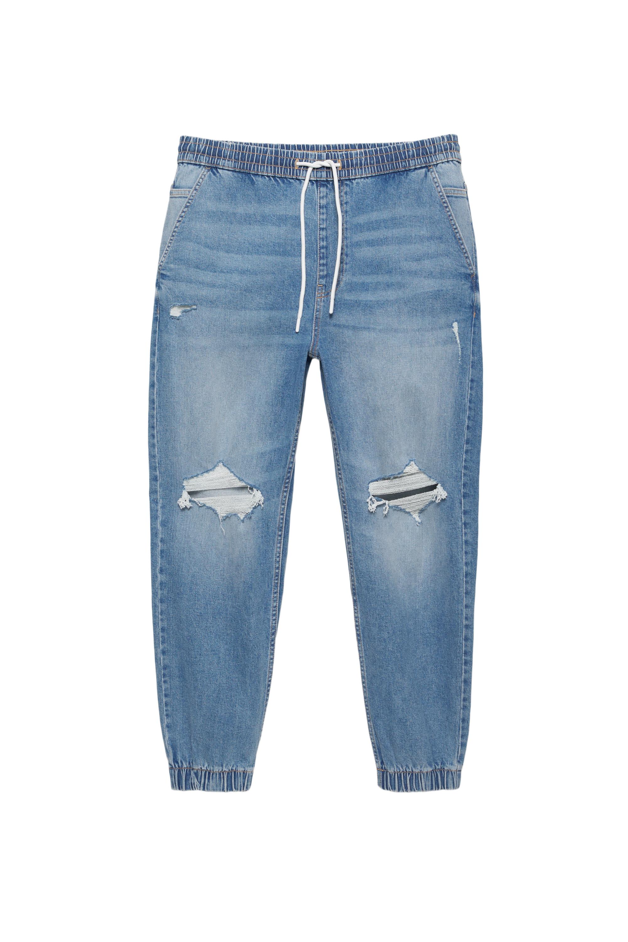 Pantalon jogger vaquero rotos