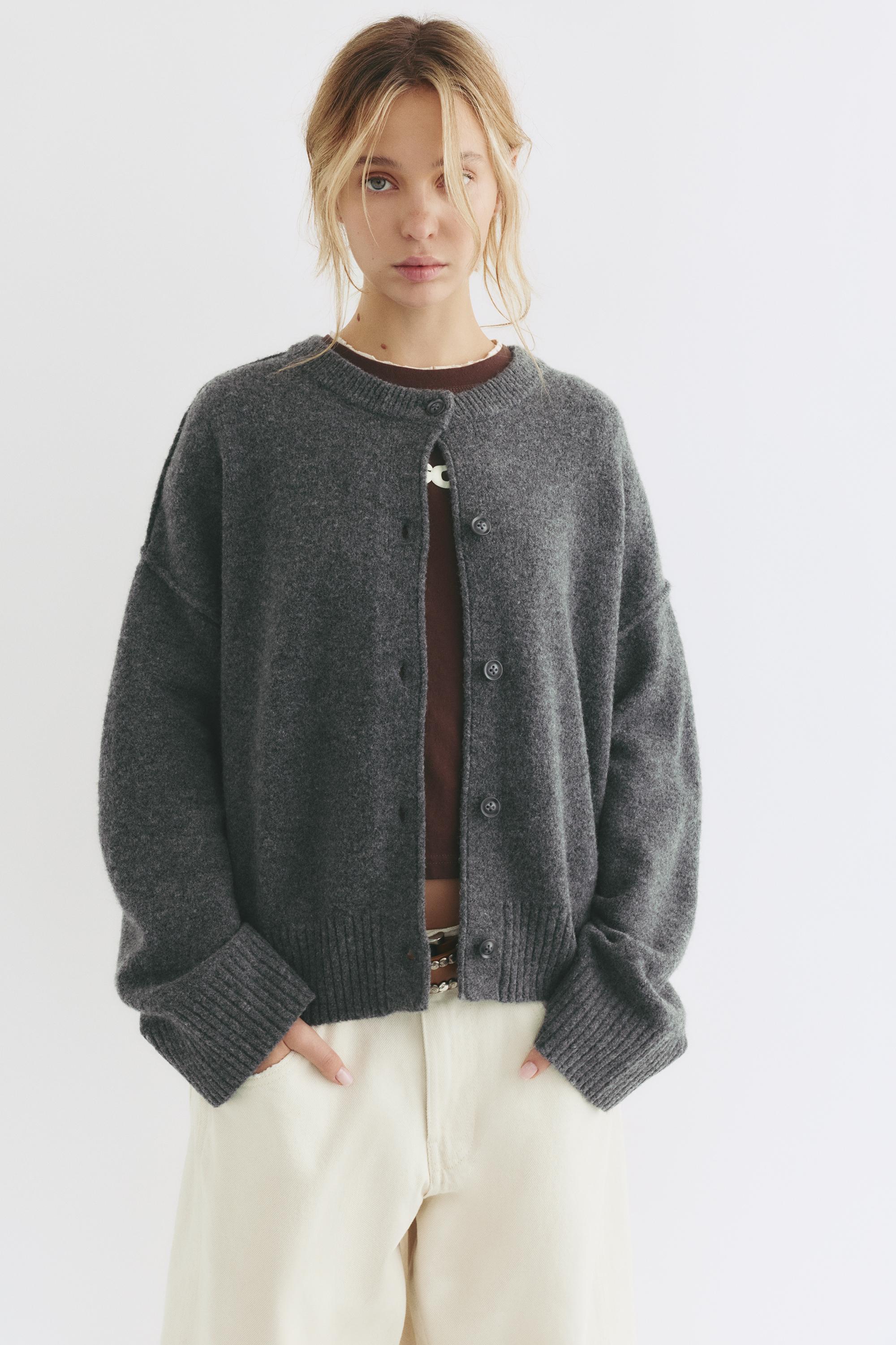 Yumuşak örgü hırka - Görsel 22