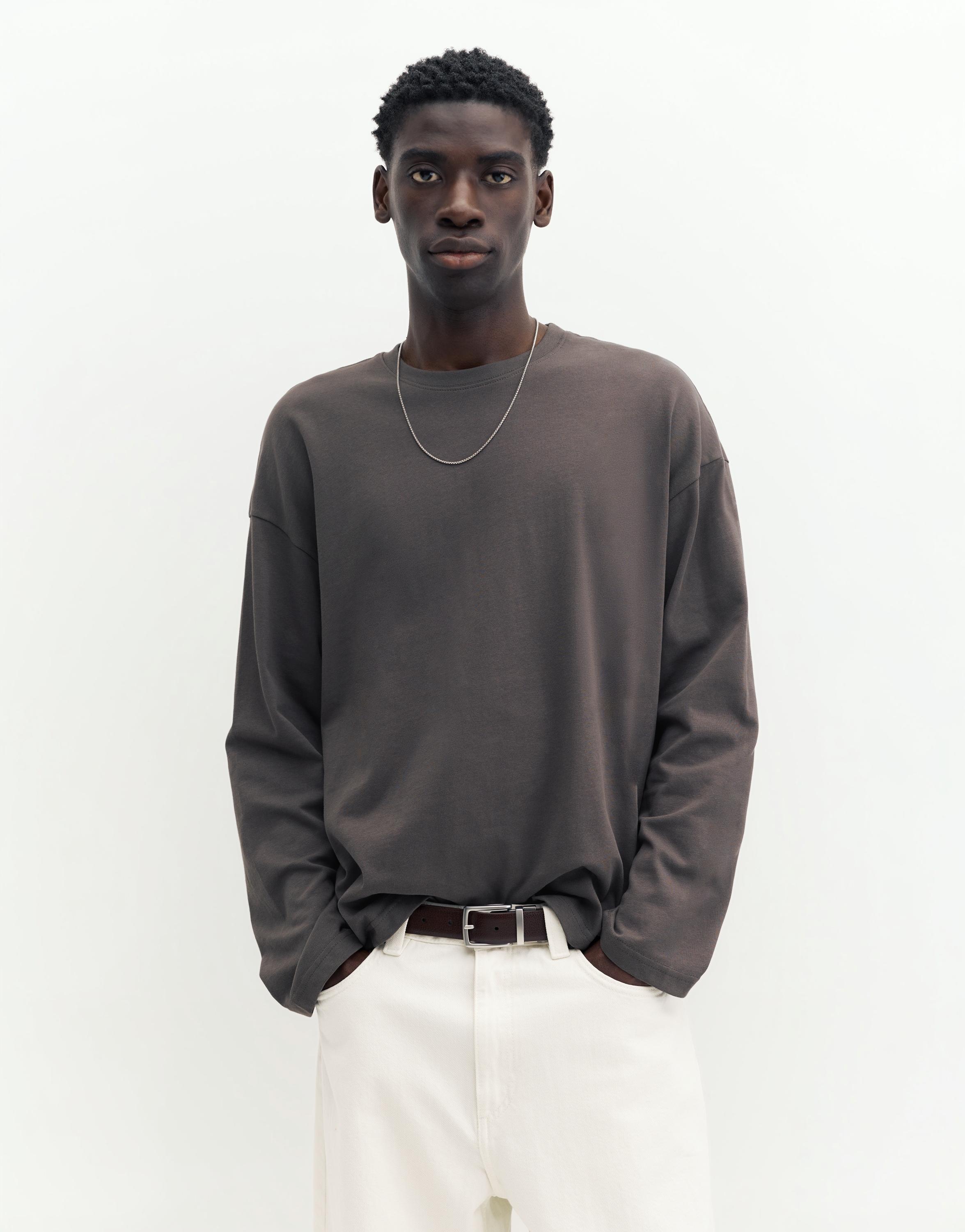 Heavy weight relaxed fit T-shirt — Anthracite grey
