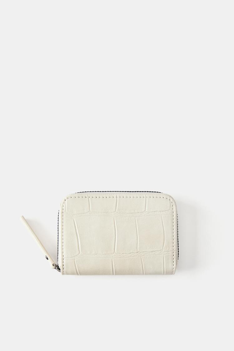 Textured purse — Ecru
