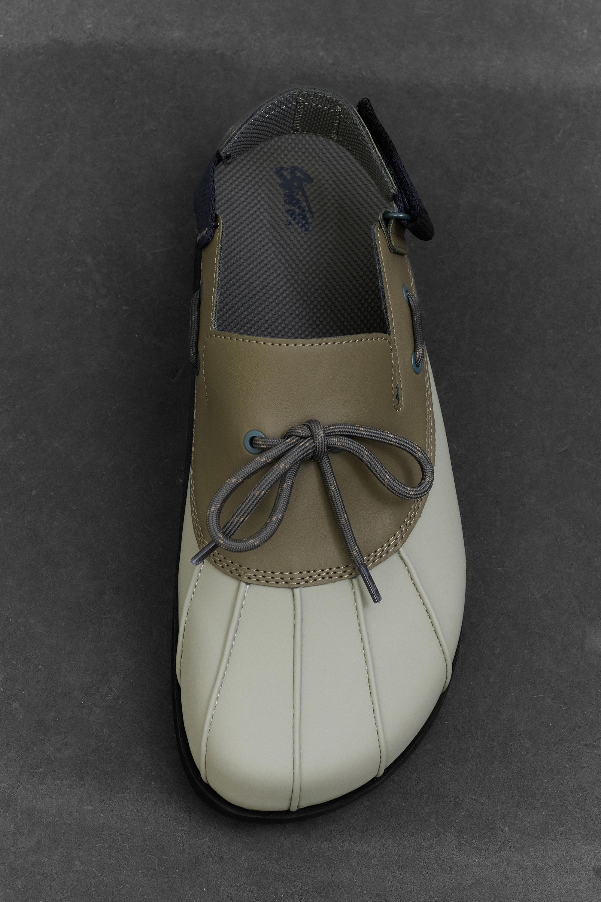 Lace-up STWD clogs — Green