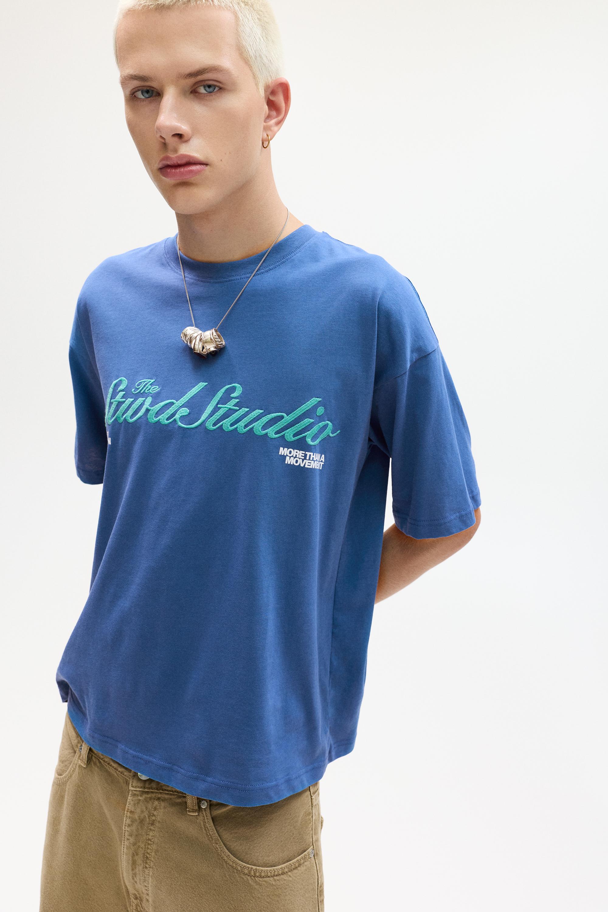 Stwd T-Shirt Mit Stickdetail