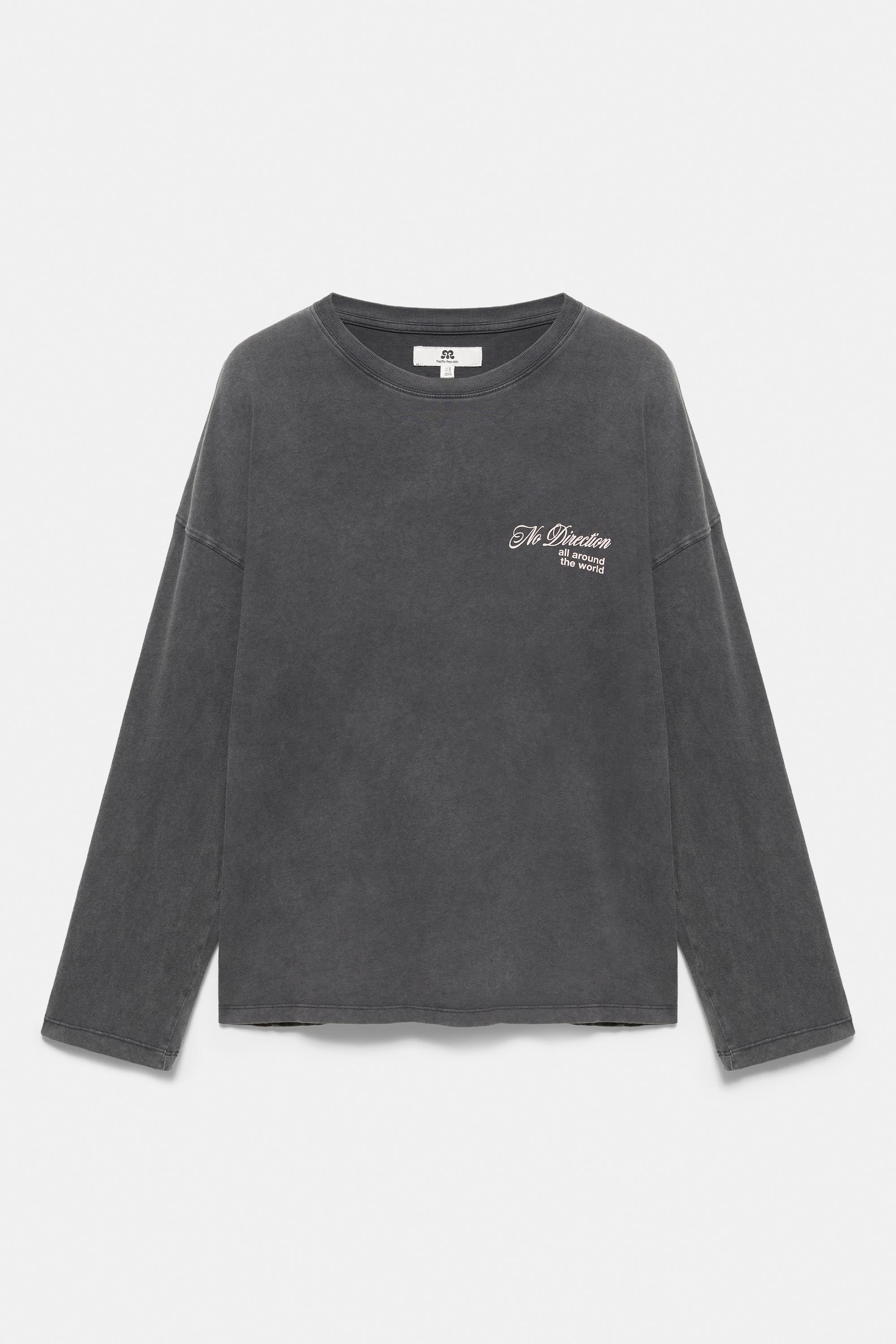 Pull&Bear Grafik baskılı oversize t-shirt