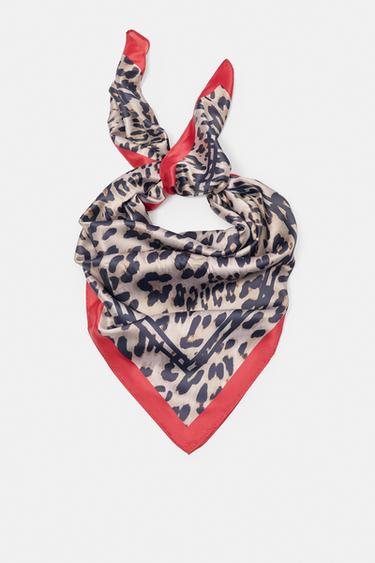 Bandana leopard print — Red 1