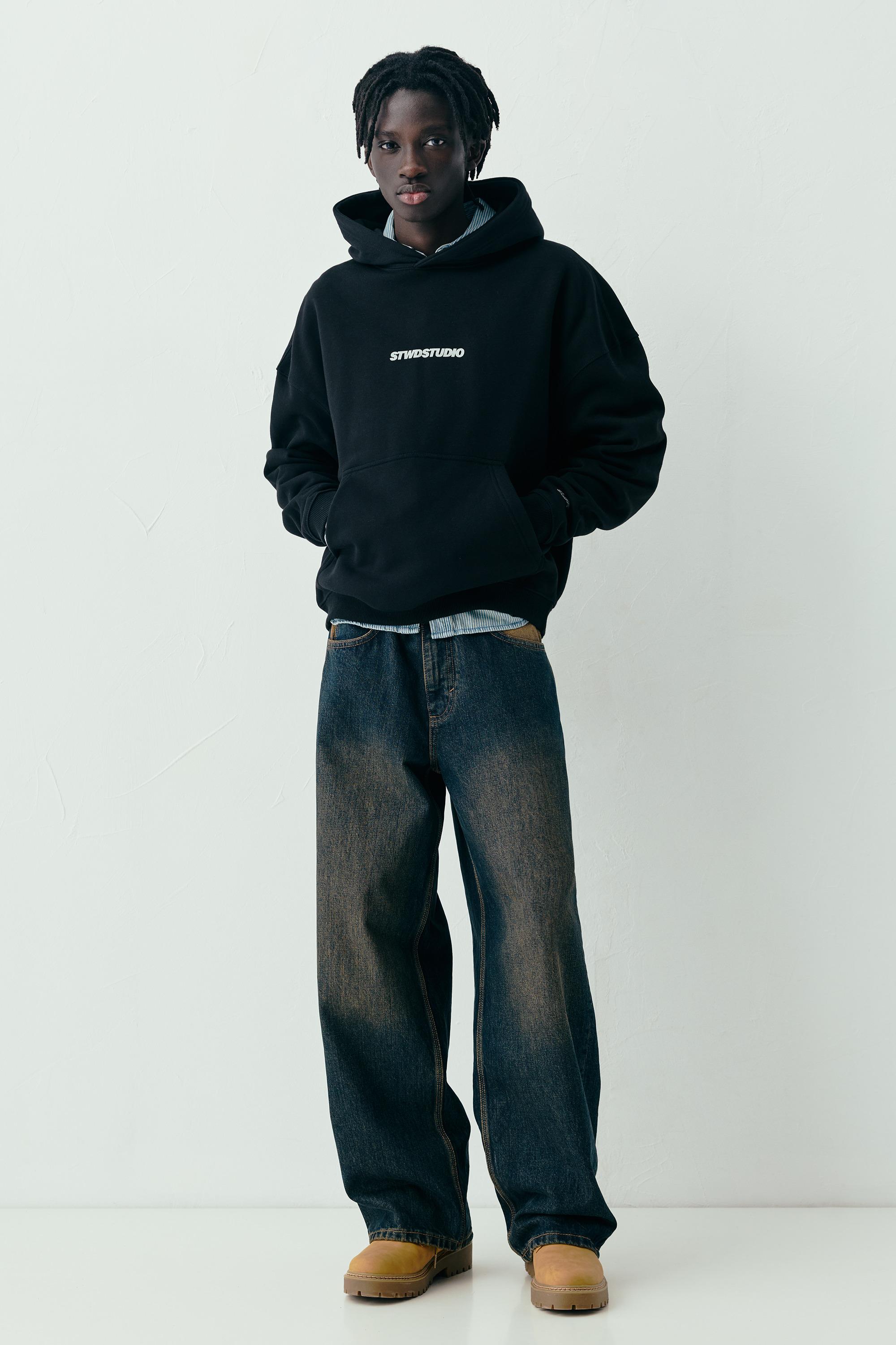 STWD Studio kapüşonlu sweatshirt - Görsel 10