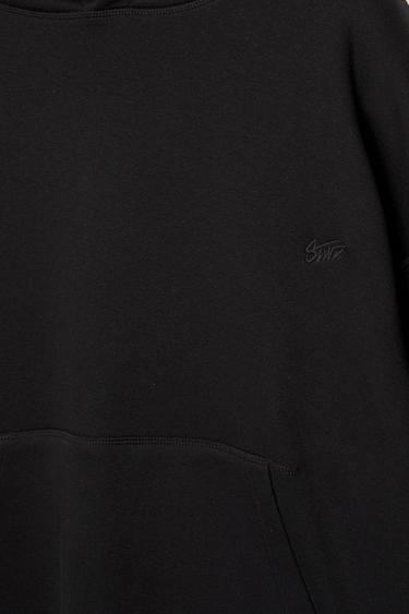 STWD embroidered hoodie — Black 8
