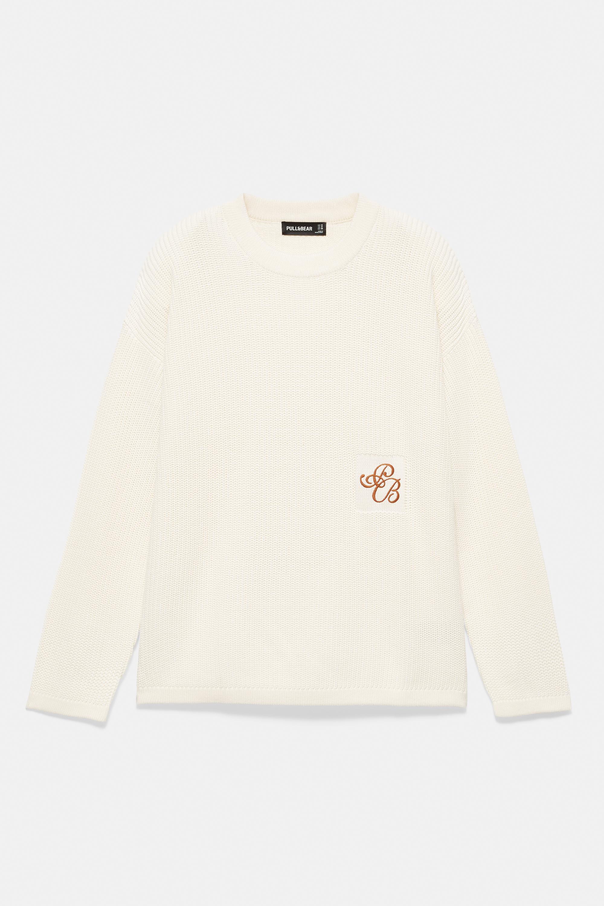 Embroidered jumper — Off white