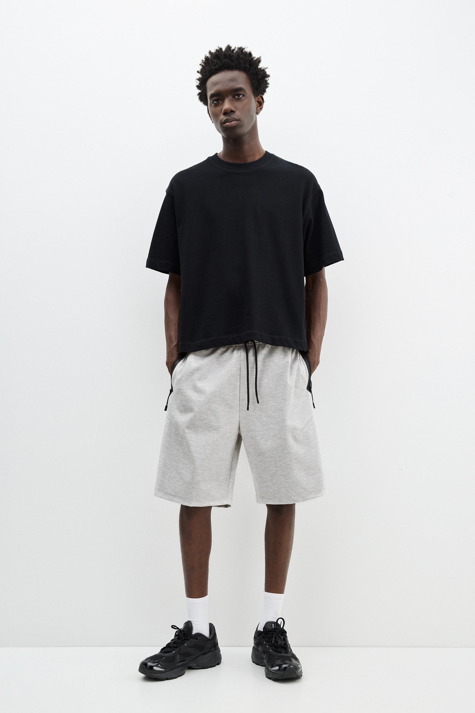 Jogger-Bermudashorts Aus Interlock