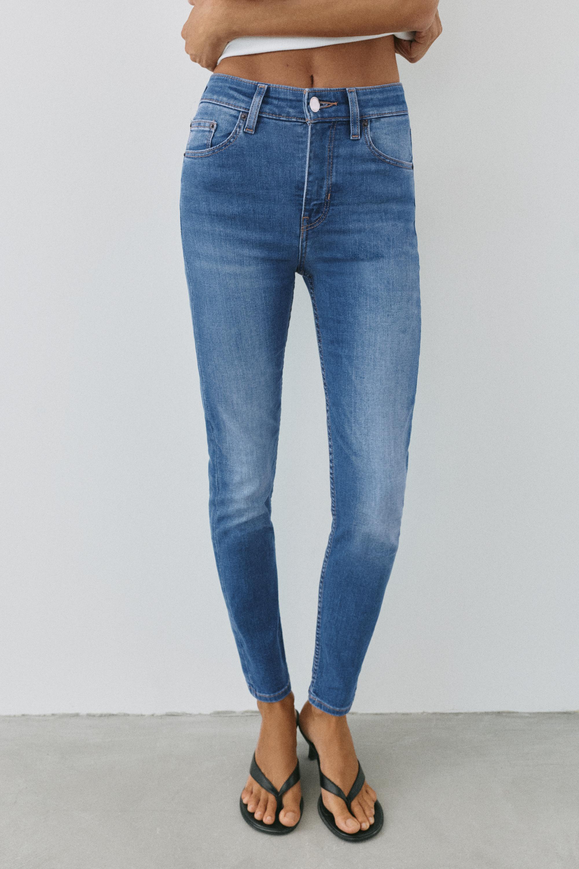 High-waist skinny jeans — Indigo