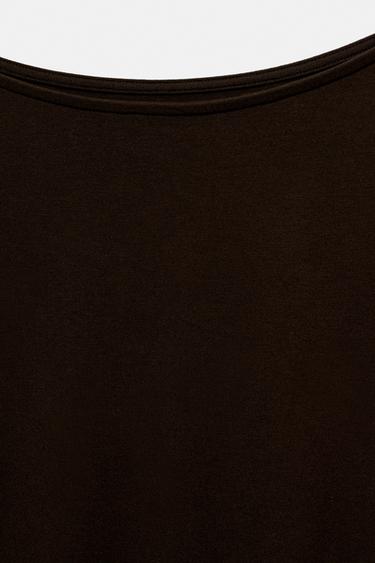 Waistband top — Brown 7
