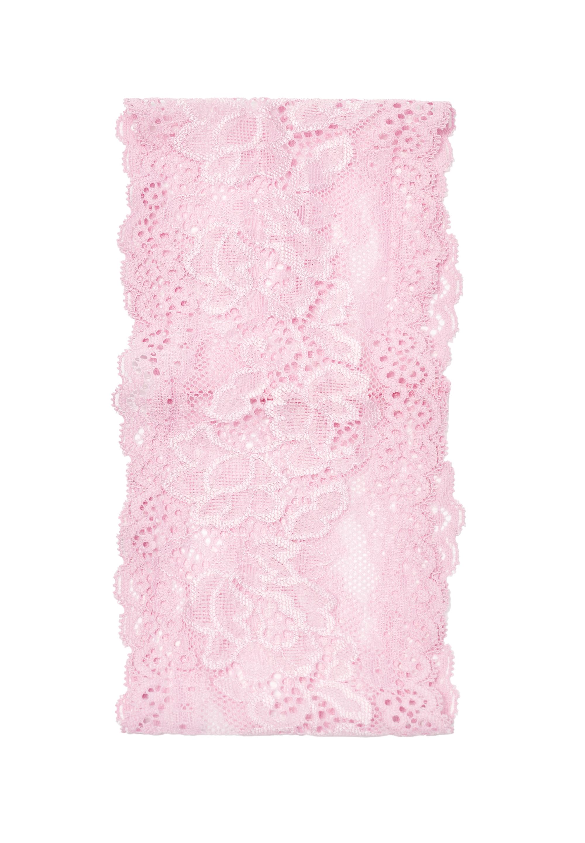 Stretch lace headband — Pink