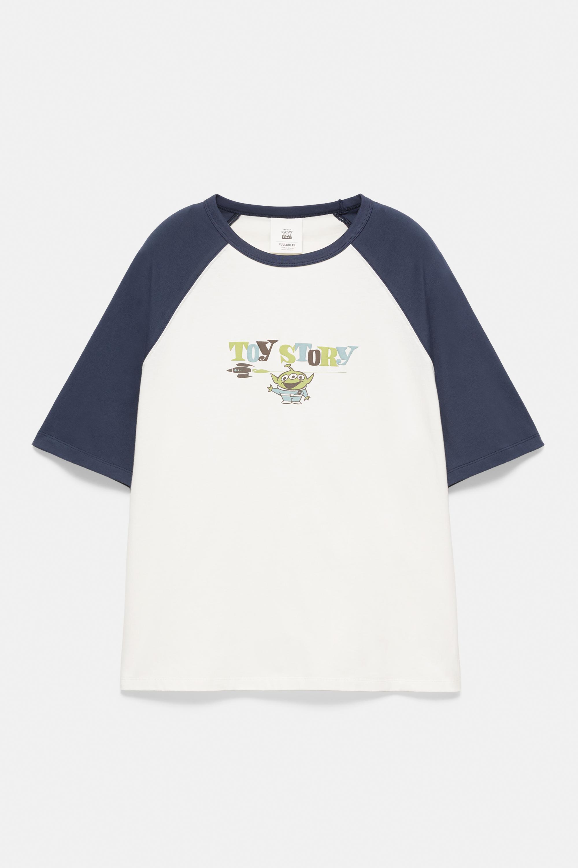 Toy Story raglan-sleeve T-shirt — Off white