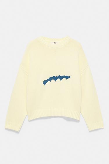 Oversize heart jumper — Yellow 6
