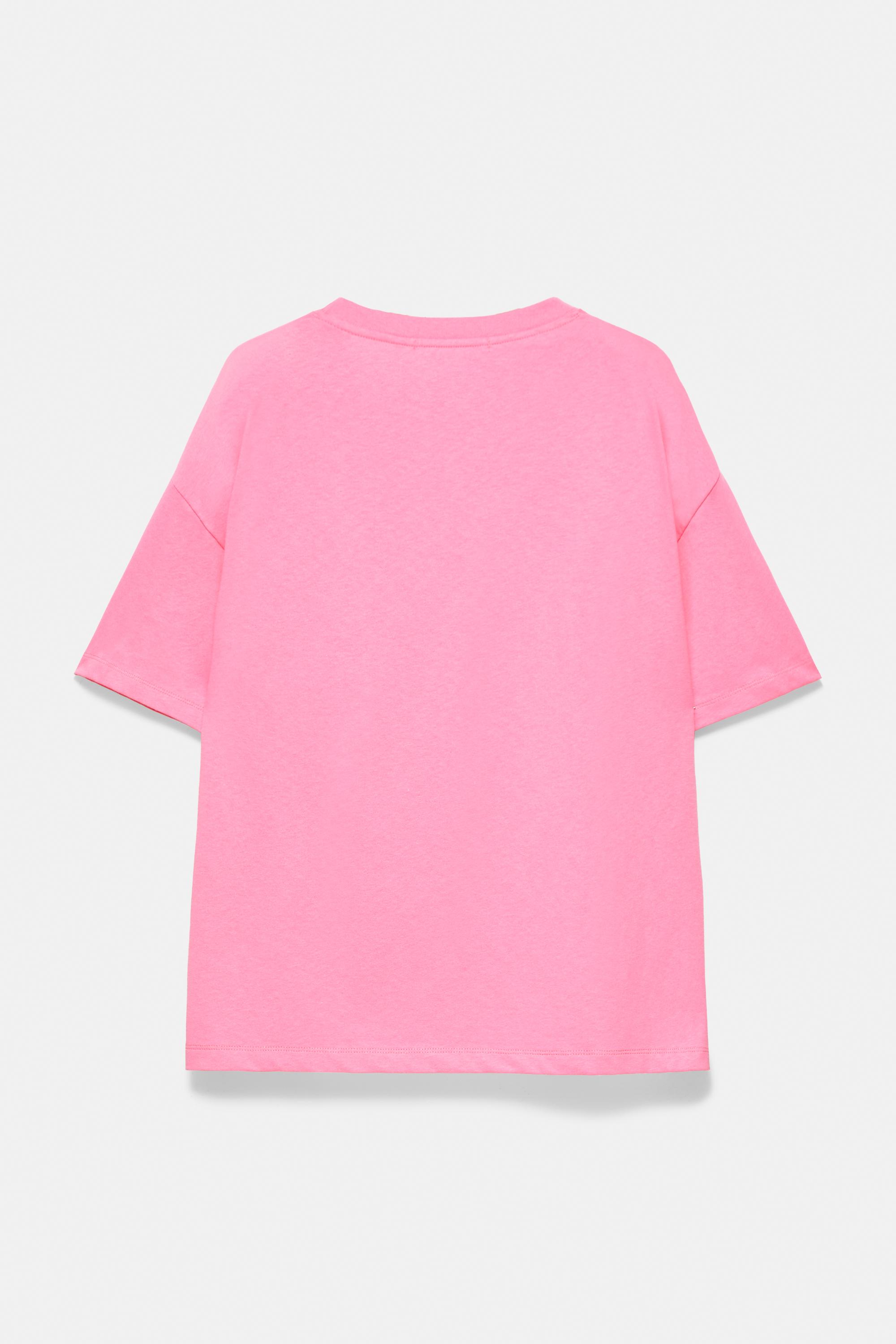 Indonesia dolphin graphic T-shirt — Pink