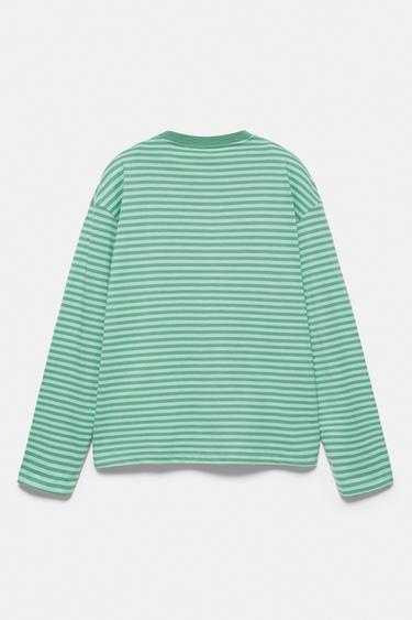 Striped STWD T-shirt — Green 5