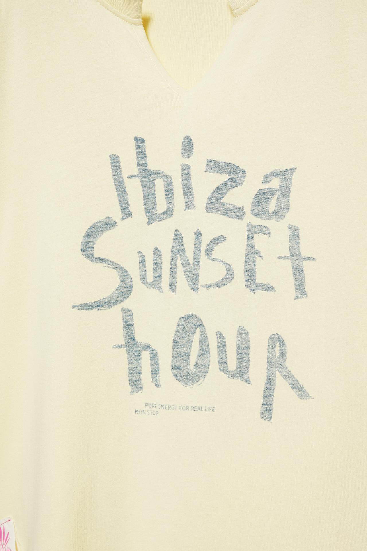Ibiza Sunset Hour T-shirt — Yellow