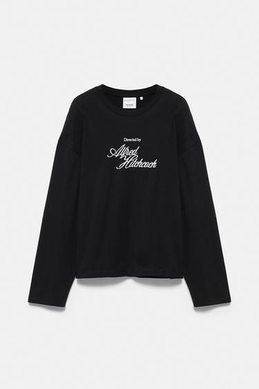 Alfred Hitchcock long sleeve T-shirt — Black 6