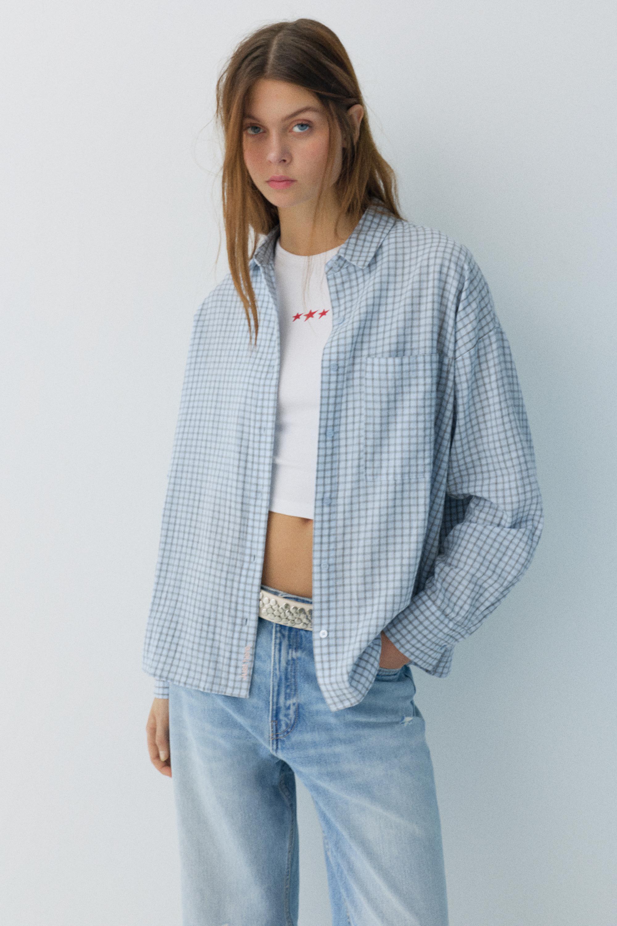 Kareli cepli gömlek - Görsel 10