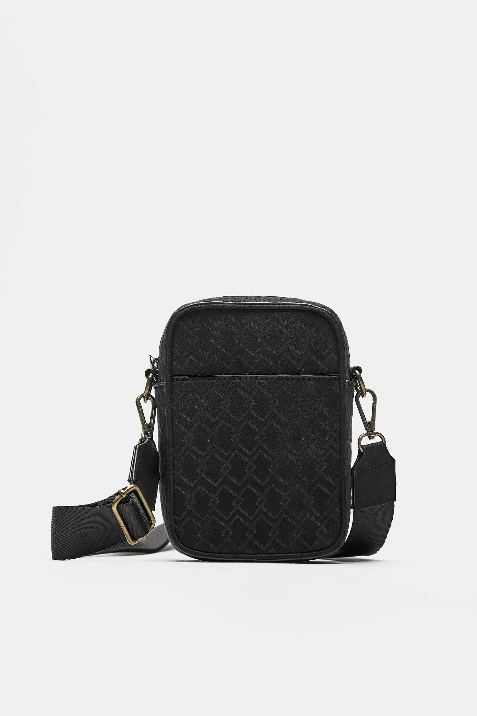 STWD kabartmalı çapraz askılı çanta - Görsel 11