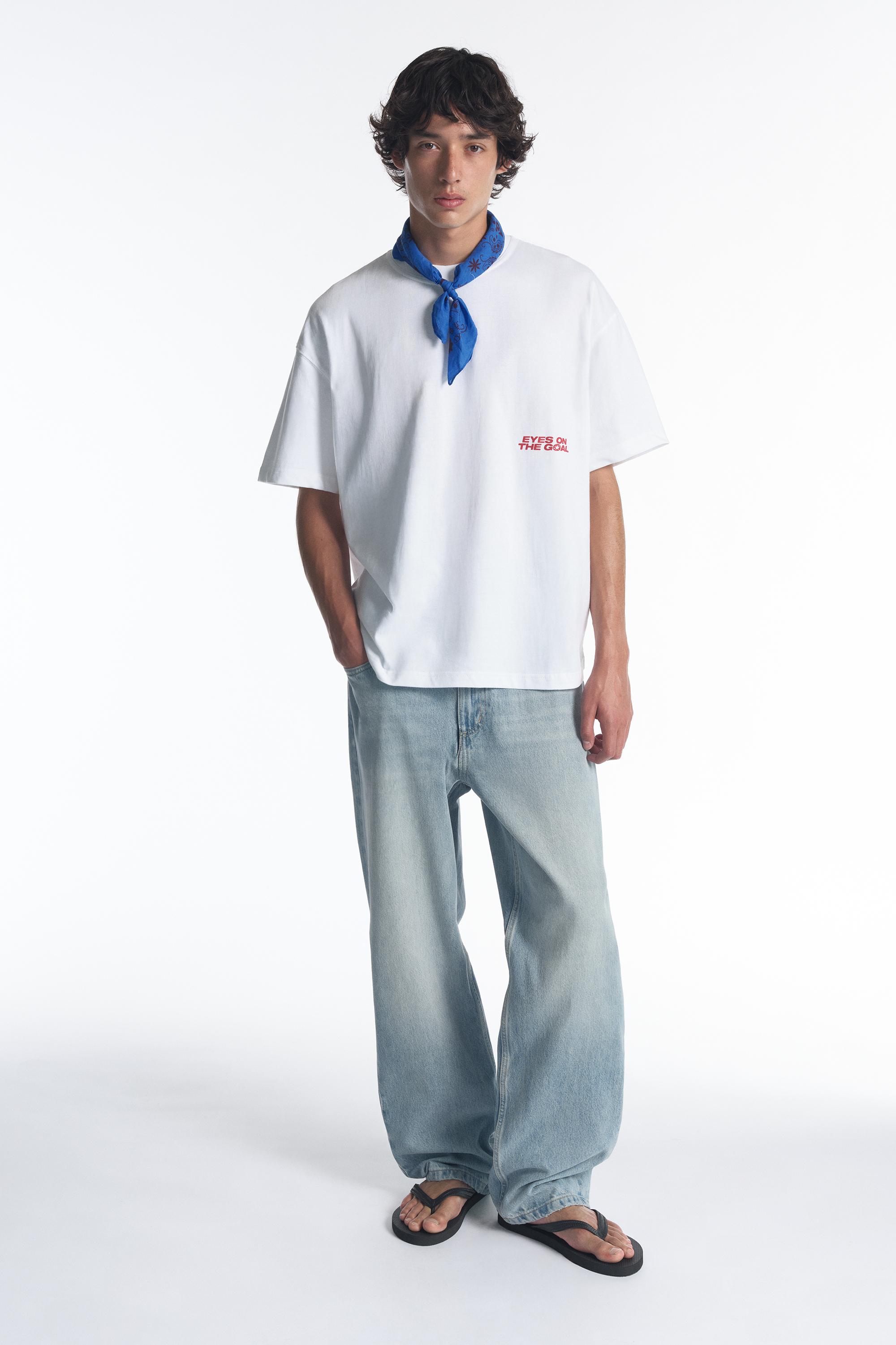 STWD red star T-shirt — White