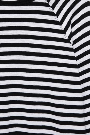 Long sleeve raglan T-shirt — Striped 8