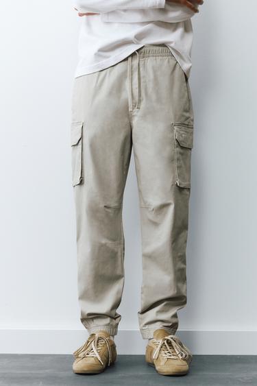 Cargo joggers — Stone 4
