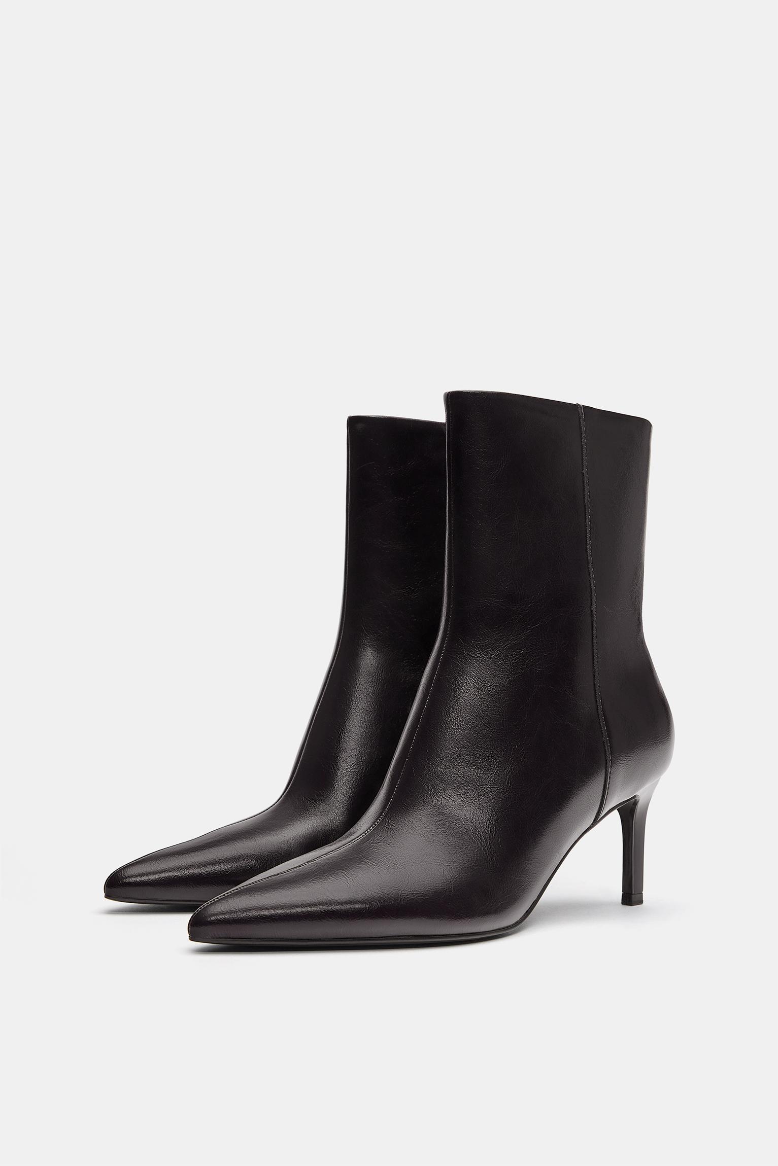 Stiletto heel ankle boots — Brown