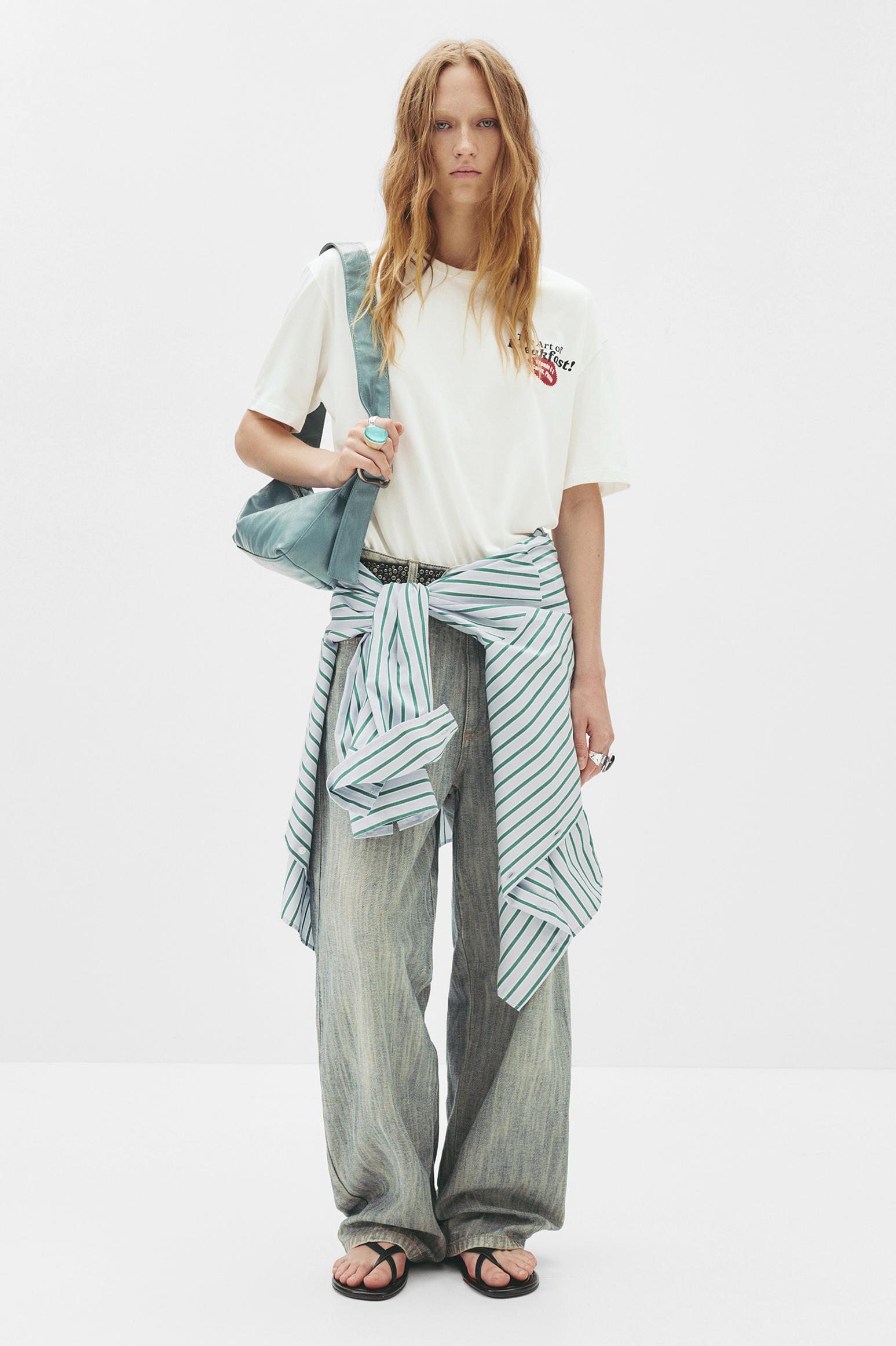 T-Shirt Mit Frühstücksgrafik